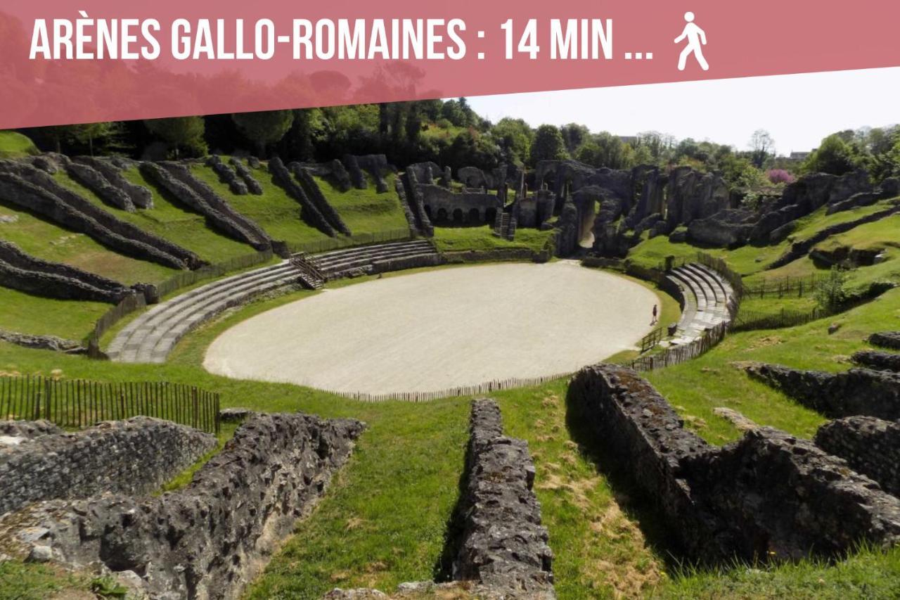 Ღ Le Saintois • Au Coeur De Ville, Spacieux & Wifi Saintes Exterior foto